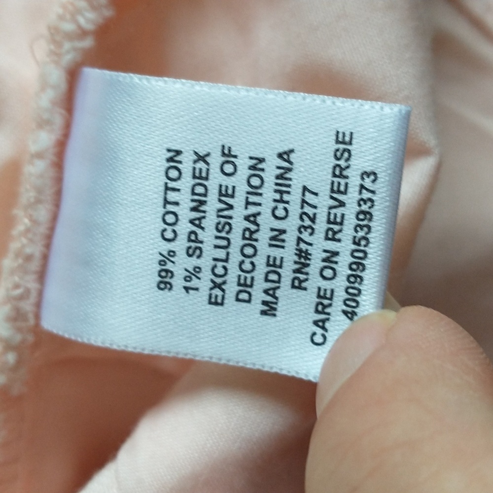 Elle Pink Moto Denim Jacket Size M - Picture 4 of 5